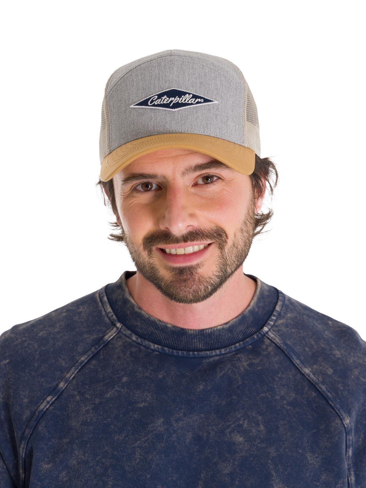 Jockey Diamond 7-Panel Mesh Back Hombre Negro-1