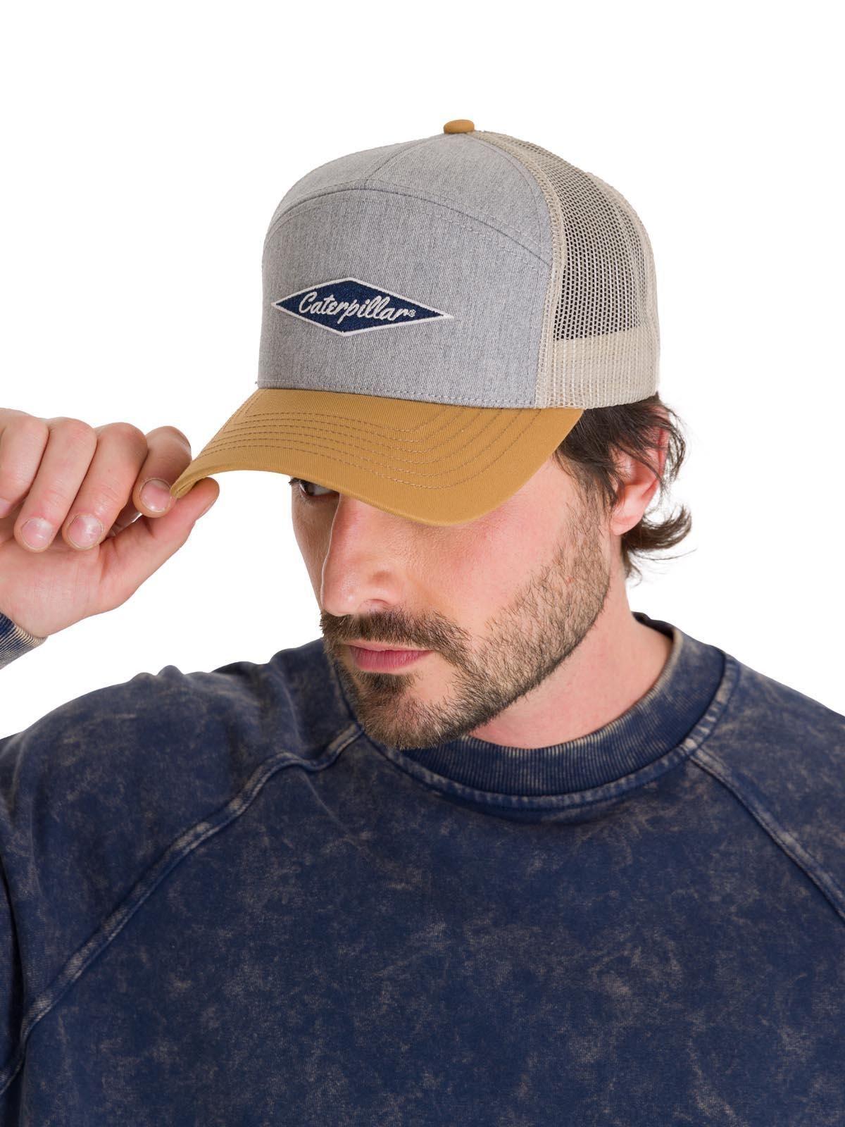 Jockey Diamond 7-Panel Mesh Back Hombre Negro-0
