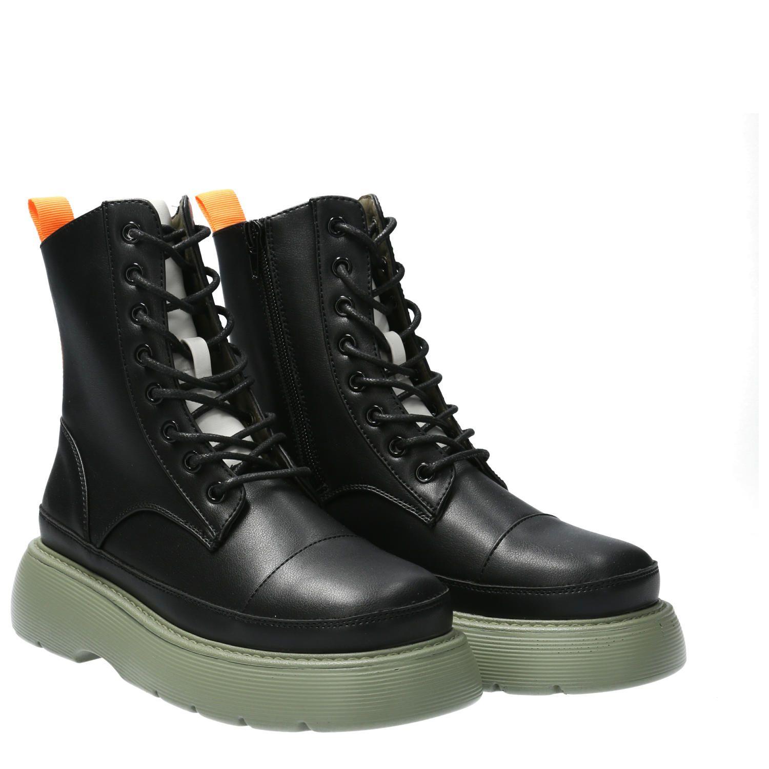 Botín Mujer Mokba Negro-8