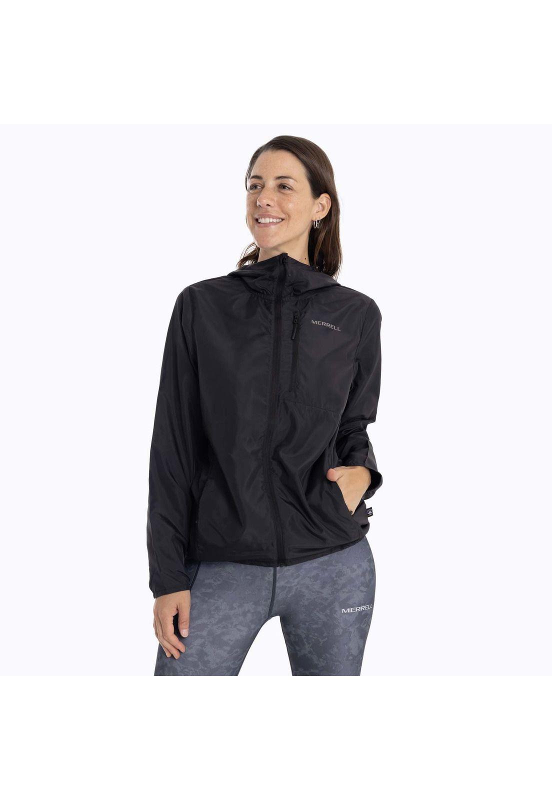 Cortaviento Mujer Okanogan Negro Merrell-0