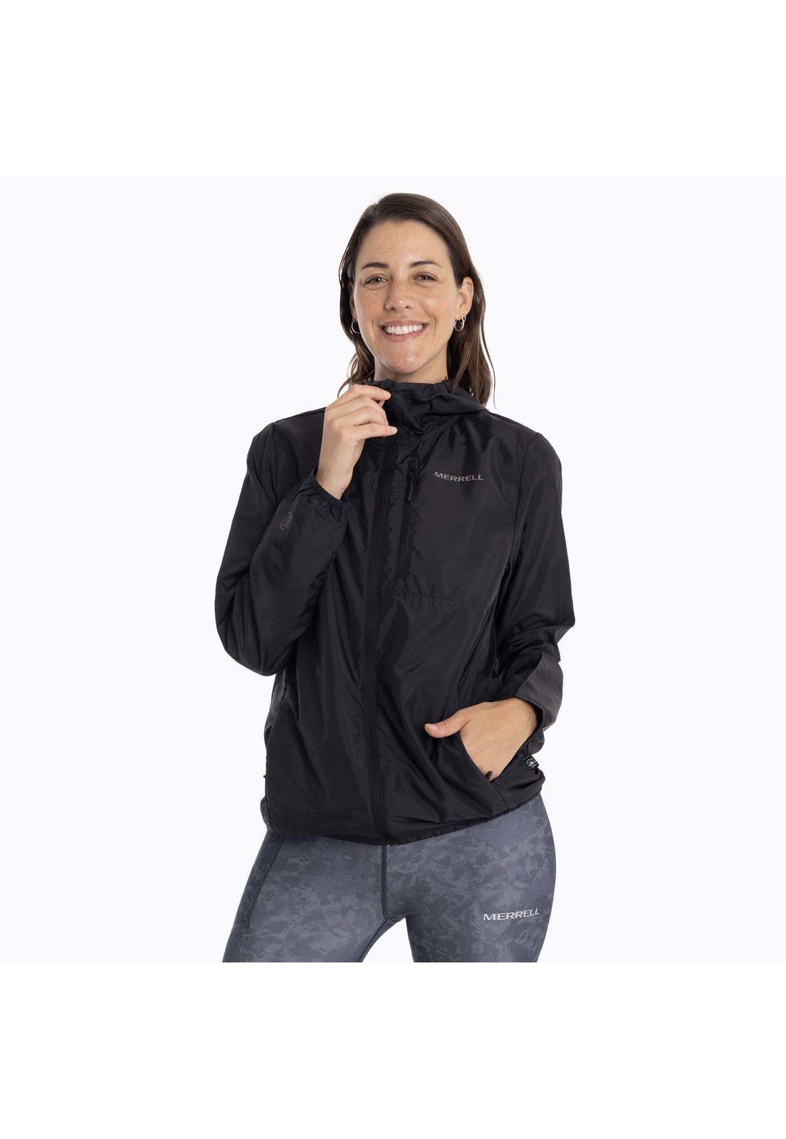 Cortaviento Mujer Okanogan Negro Merrell-1