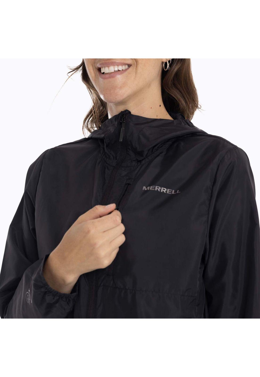 Cortaviento Mujer Okanogan Negro Merrell-4