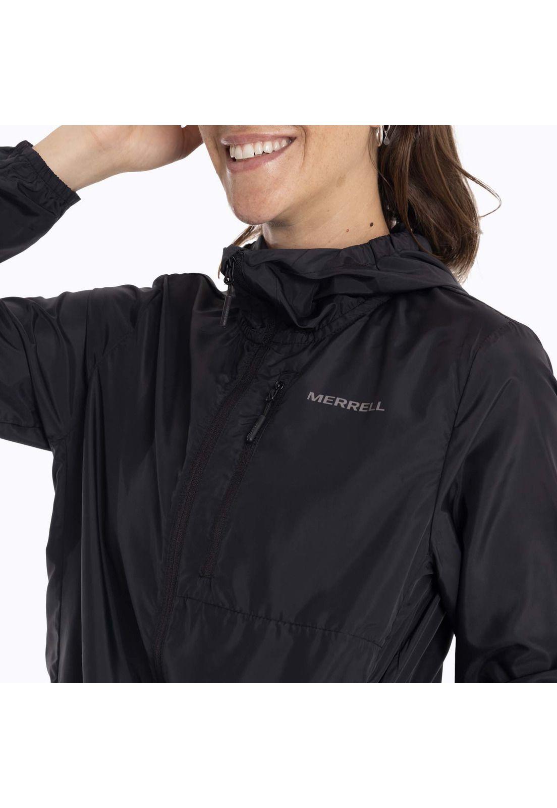 Cortaviento Mujer Okanogan Negro Merrell-5