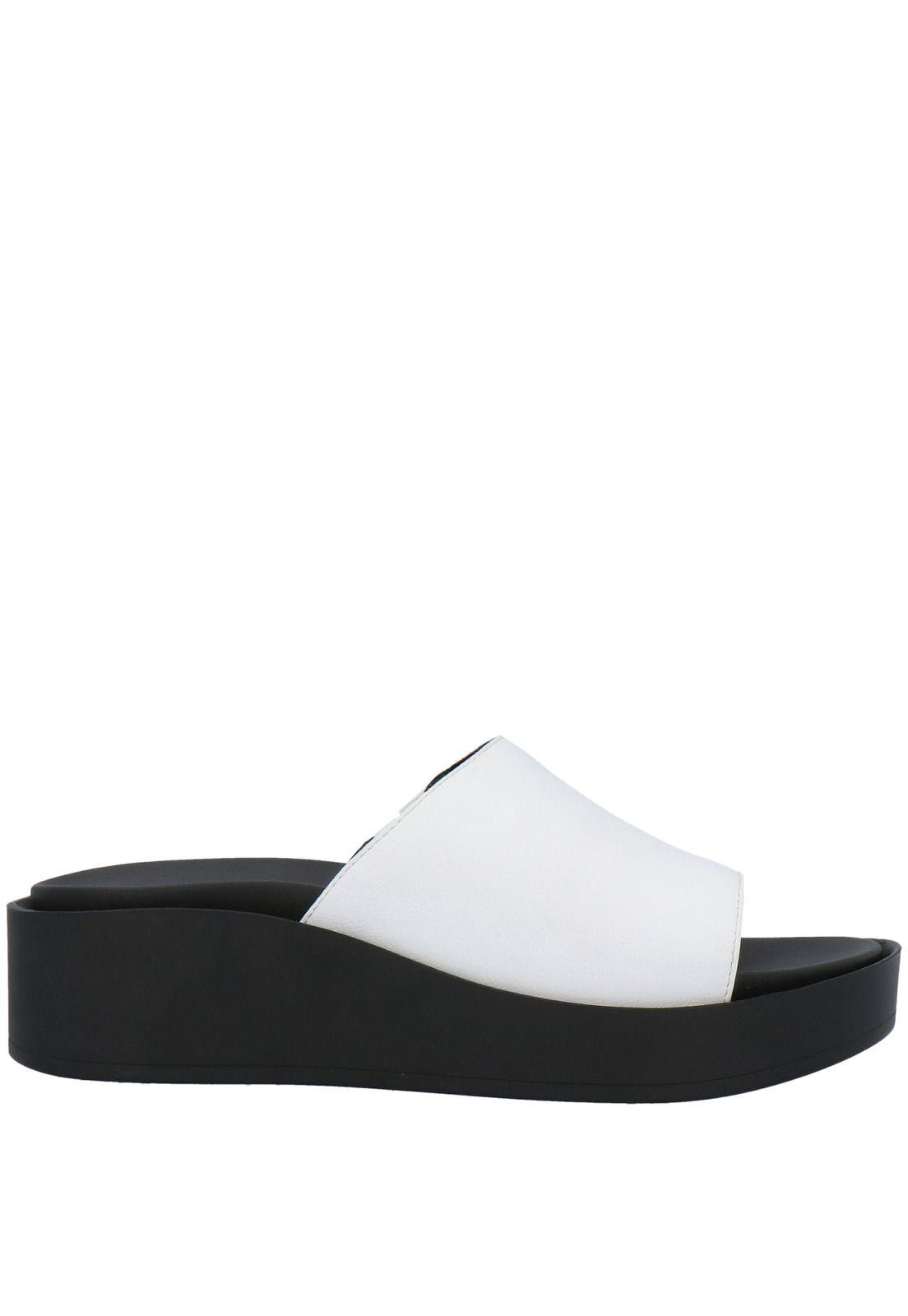 Sandalia Cuero Mujer Depp Blanco-1