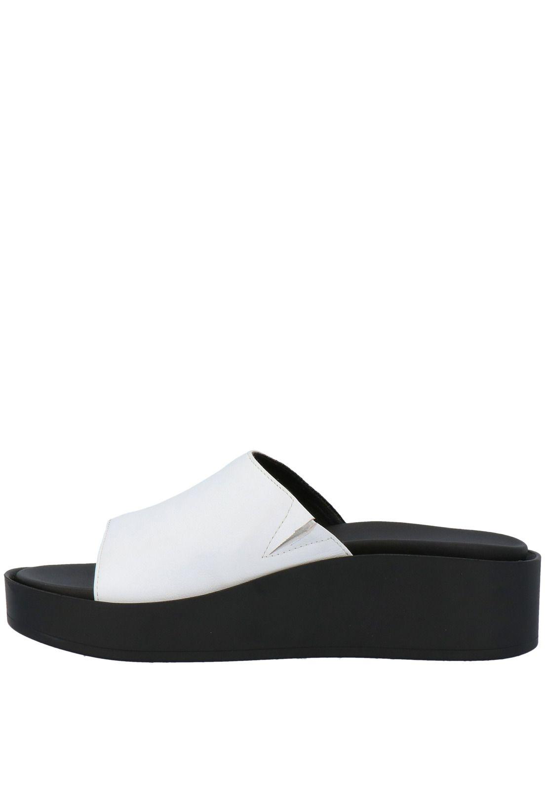 Sandalia Cuero Mujer Depp Blanco-4