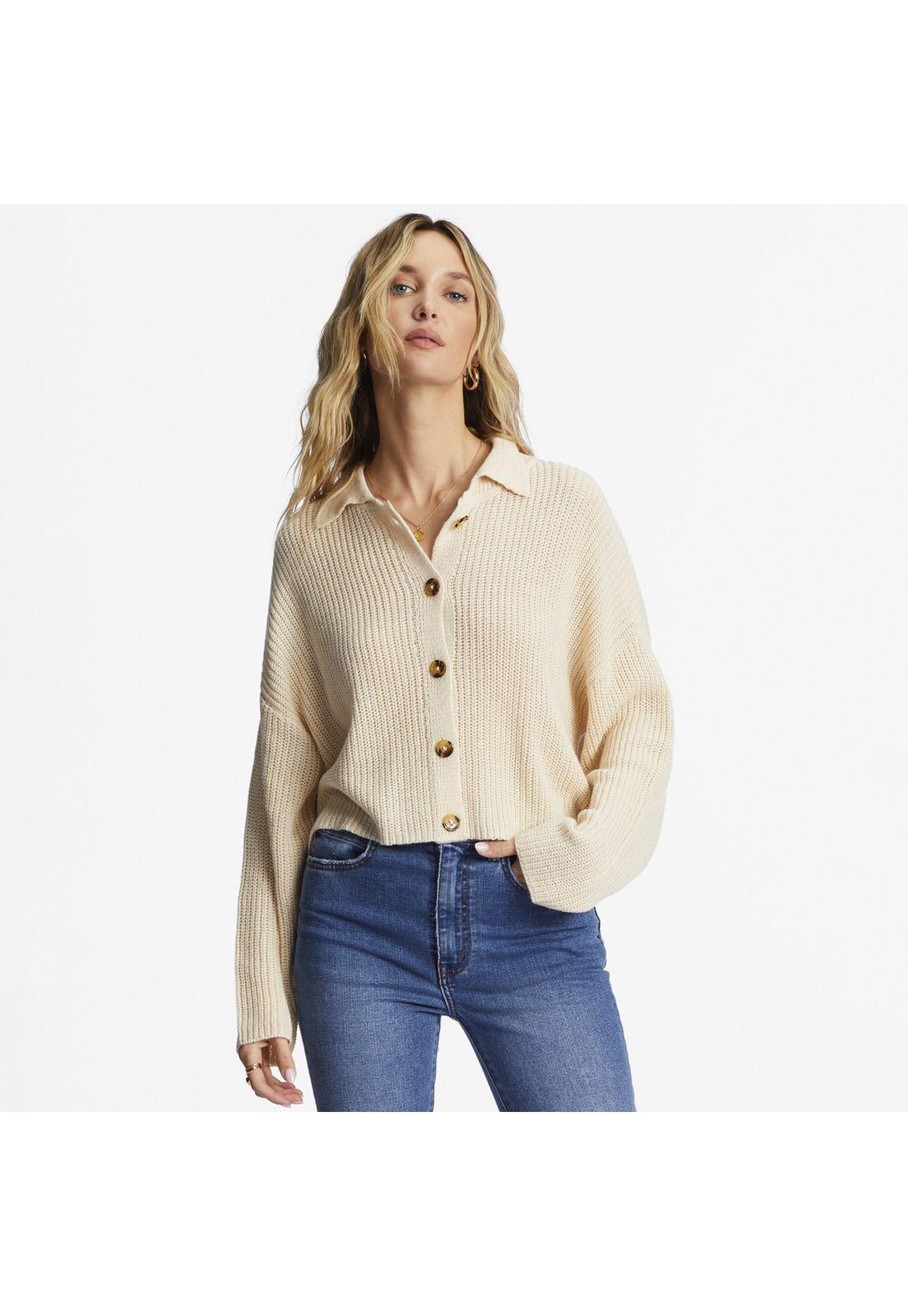 Sweater Mujer Stay Current Blanco-0