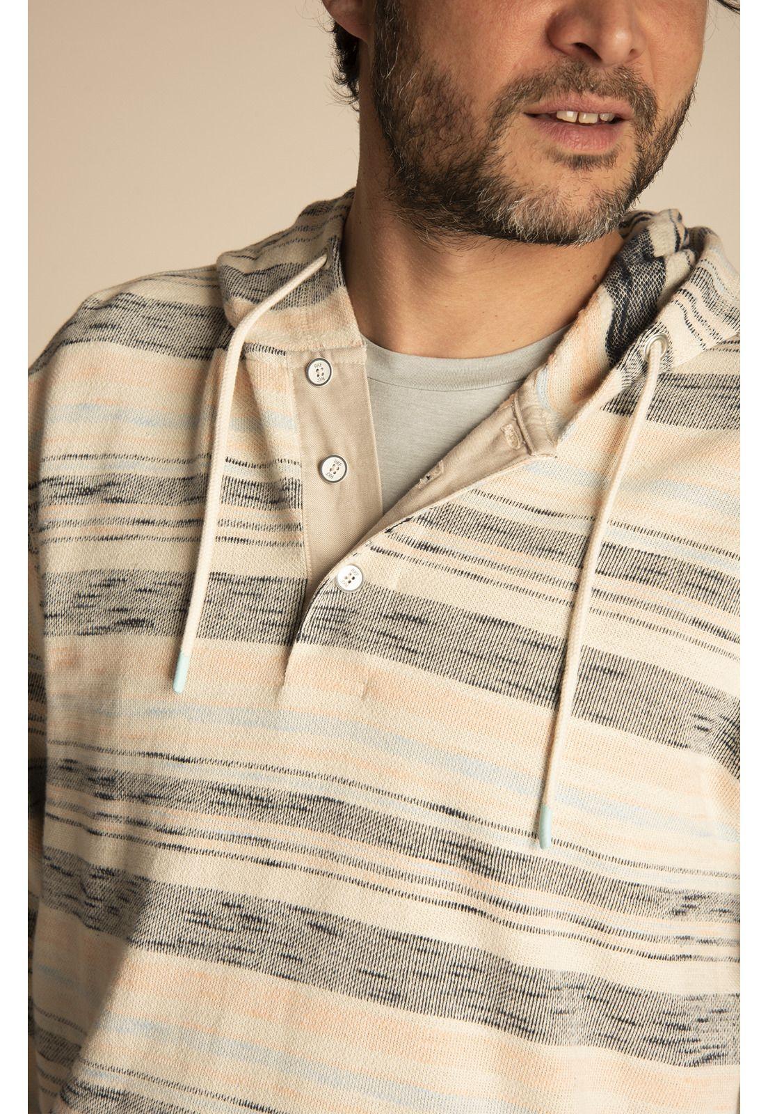 Polerón Algodón Orgánico Hombre Mallorca Azul-3