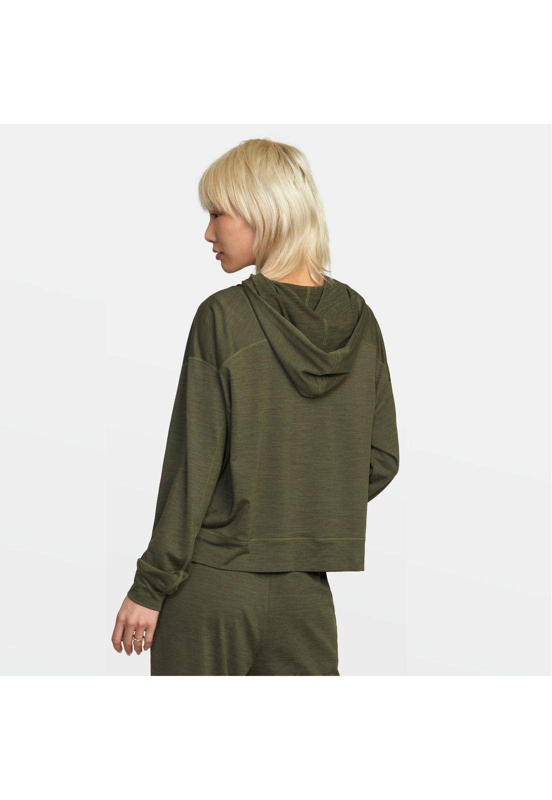 Polerón Mujer Cablehoodcropls J Kt Verde-1