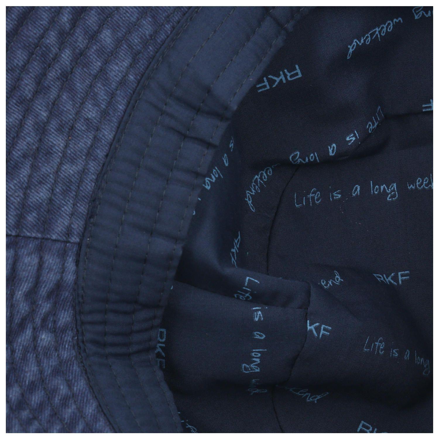 Gorro Algodón Unisex Bkt Patch Life Denim-3