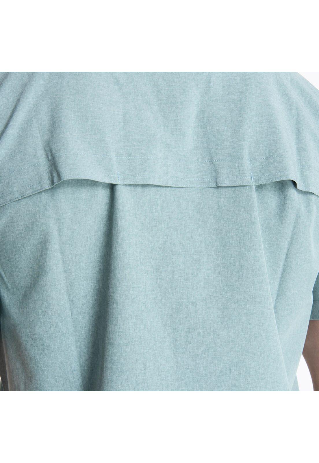 Camisa Manga Corta Hombre Akaroa Gris Claro-5