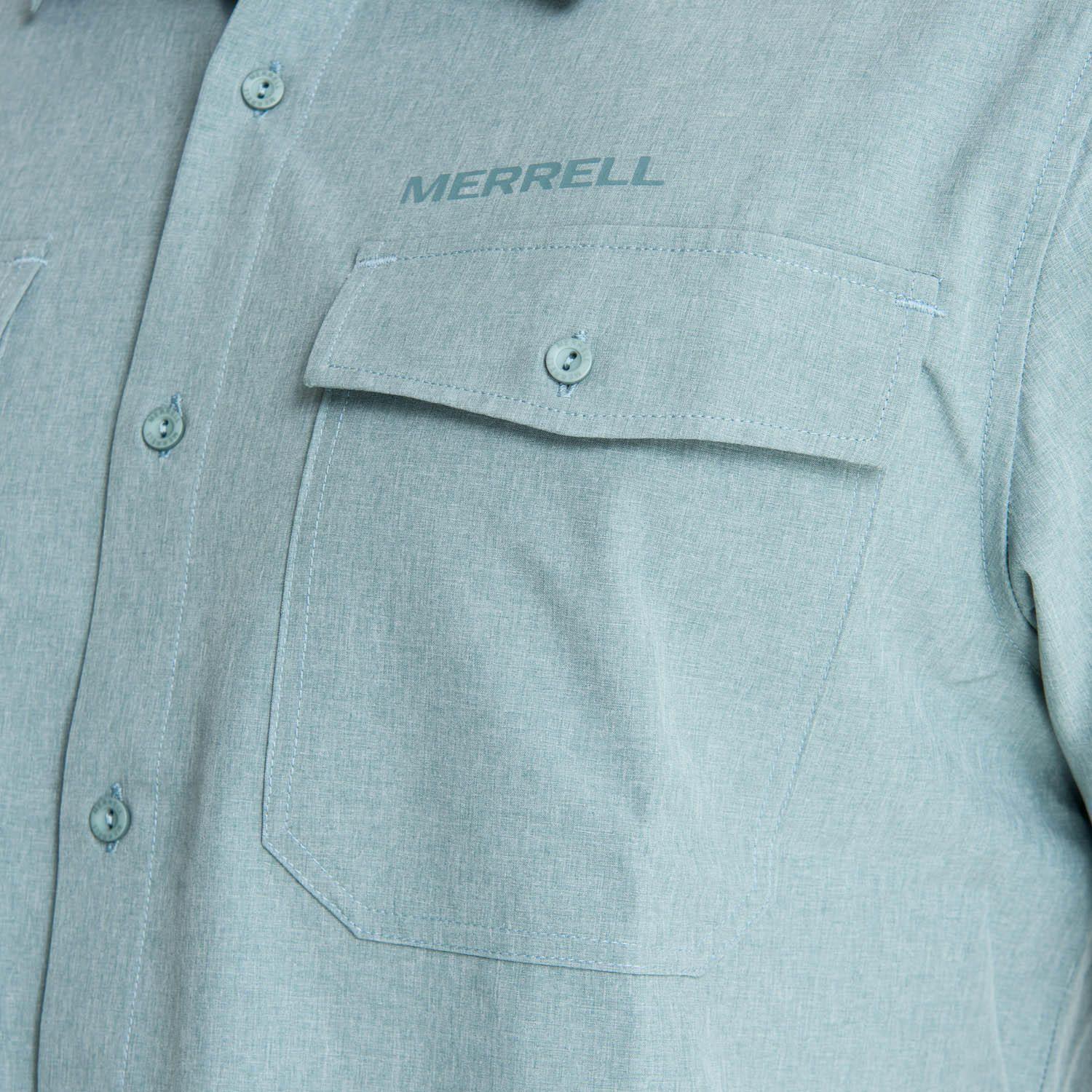 Camisa Manga Corta Hombre Akaroa Gris Claro-4