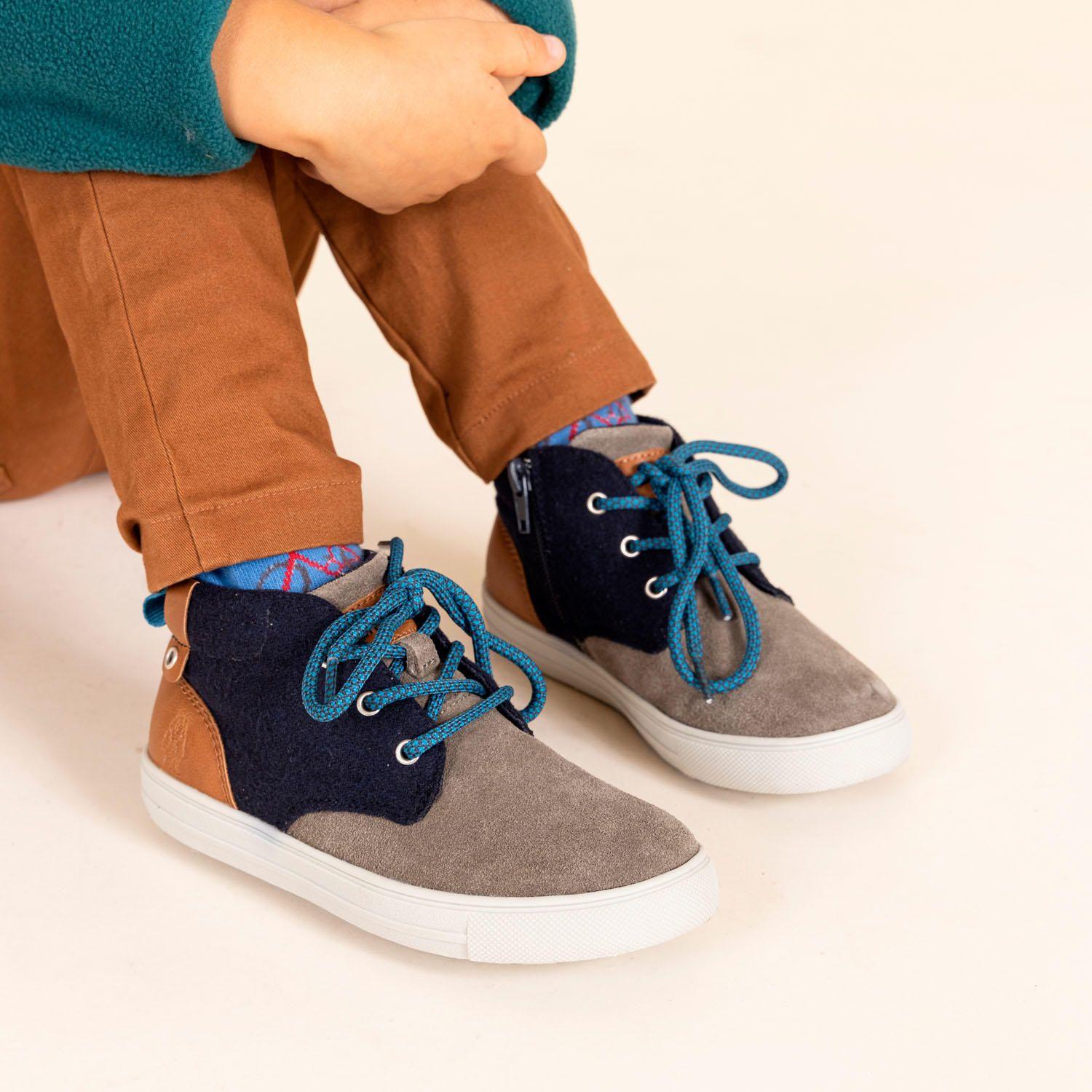 Botín Niño Conor-K Gris-0