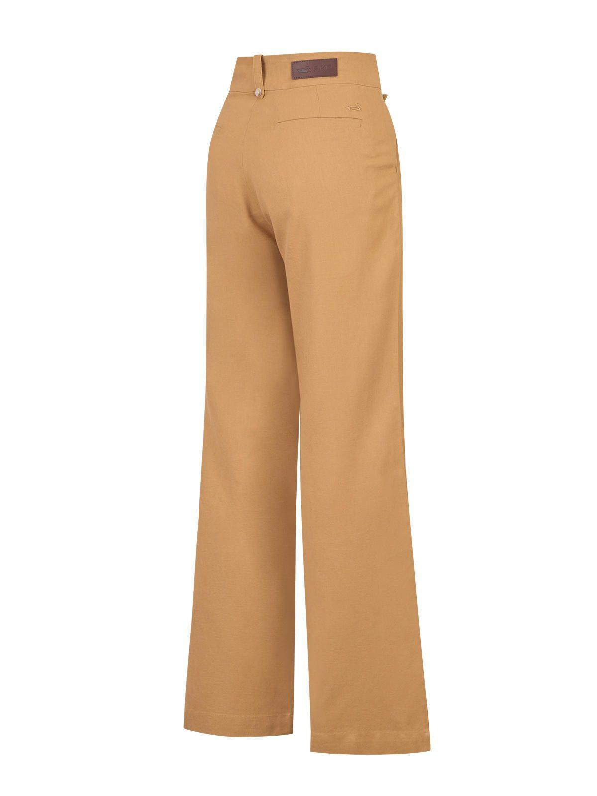 Pantalón Algodón Orgánico Mujer Anira Café-1