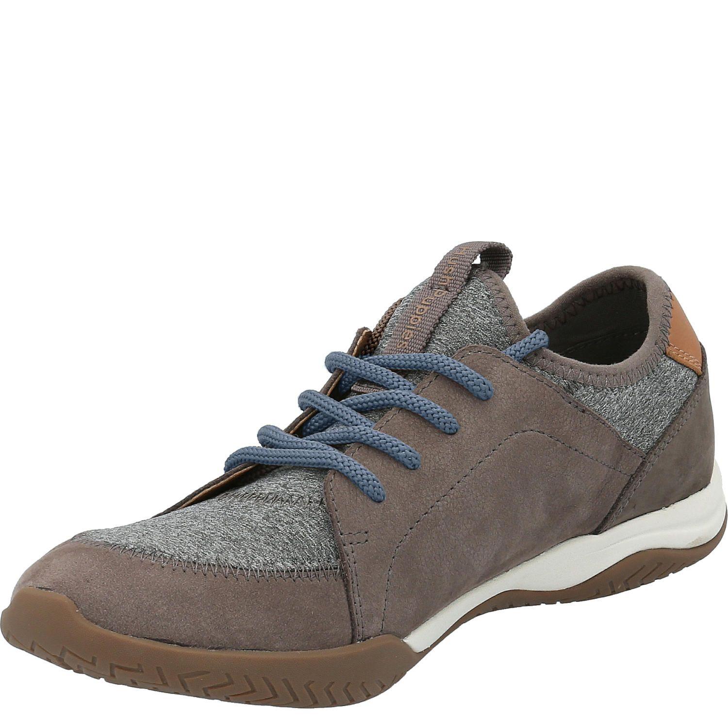 Zapatilla Cuero Mujer Space Gris-3