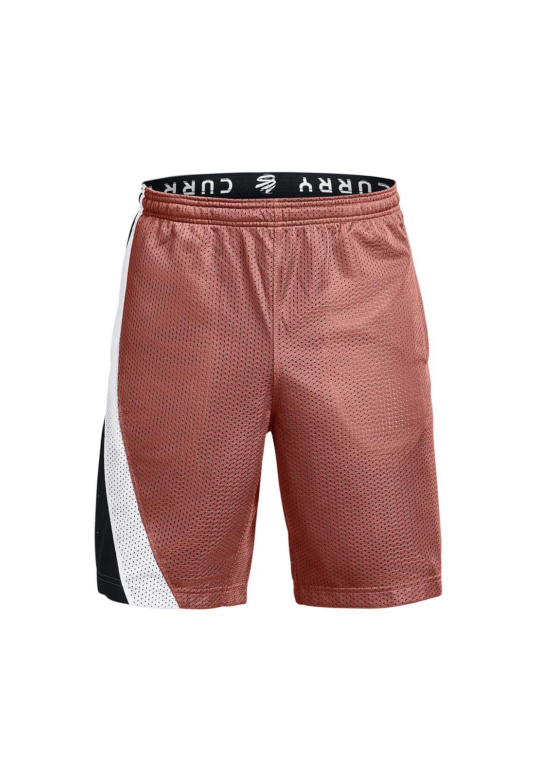 Short Baseball Curry Splash De 9" Naranja Hombre-0