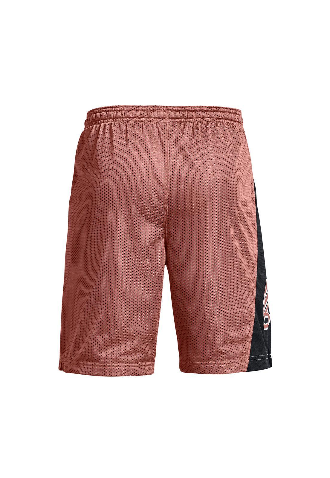 Short Baseball Curry Splash De 9" Naranja Hombre-1