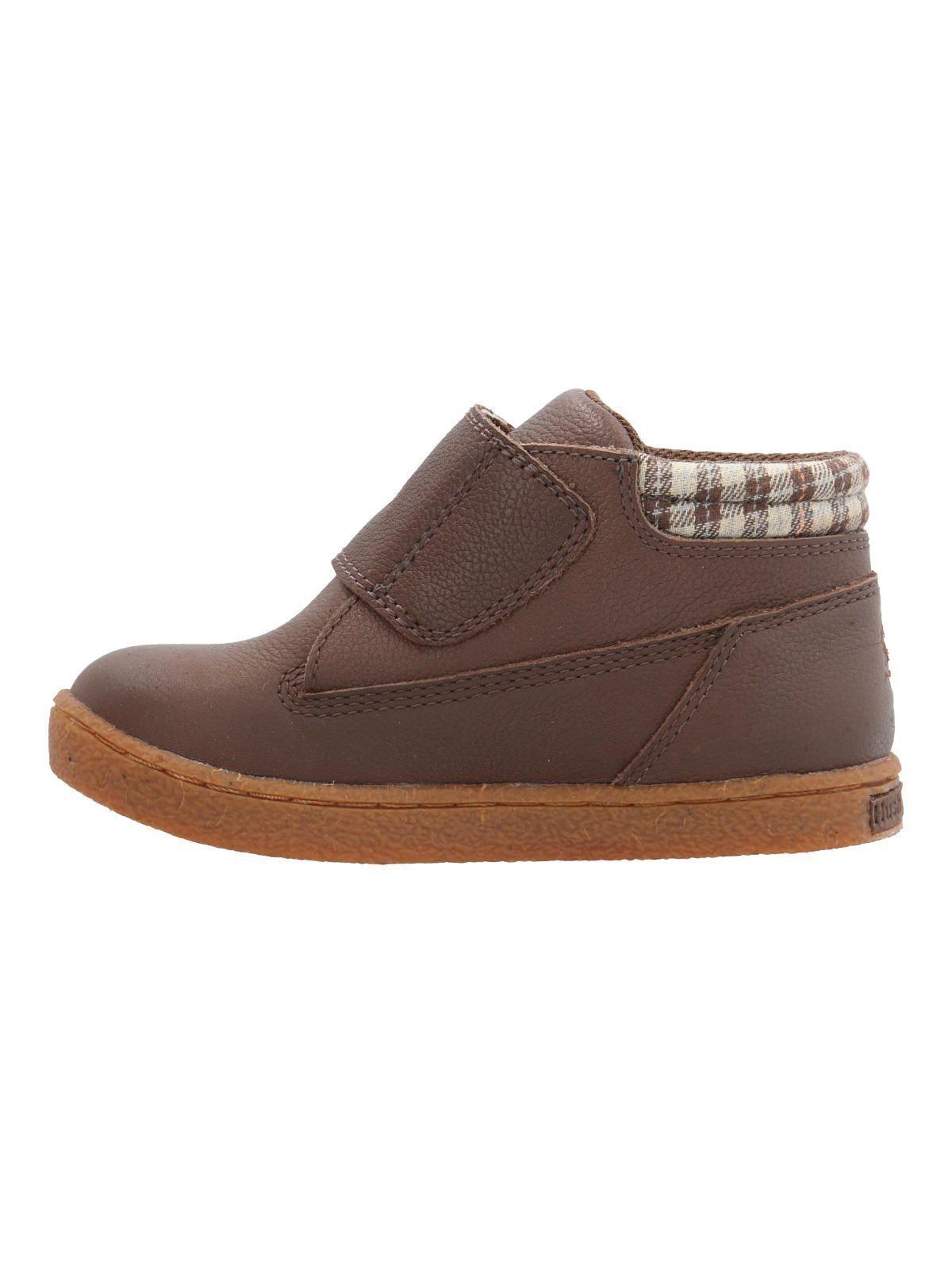 Botin Cuero Brunos Vl Niño Café-4