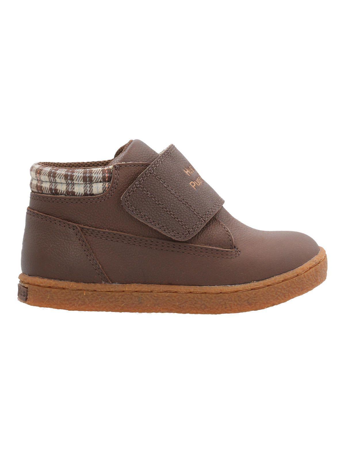 Botin Cuero Brunos Vl Niño Café-0