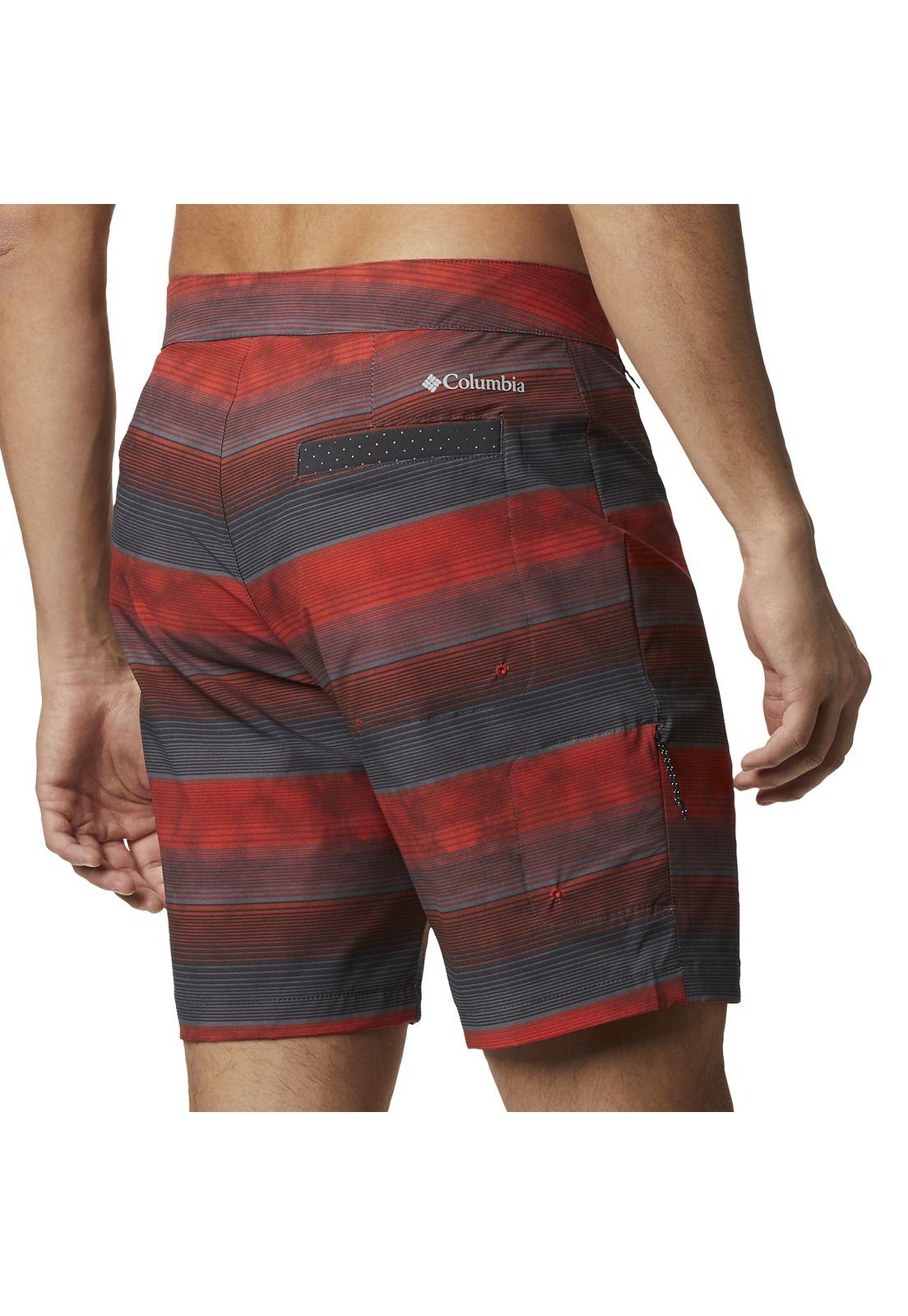 Traje De Bano Hombre Elements Board Naranjo-3