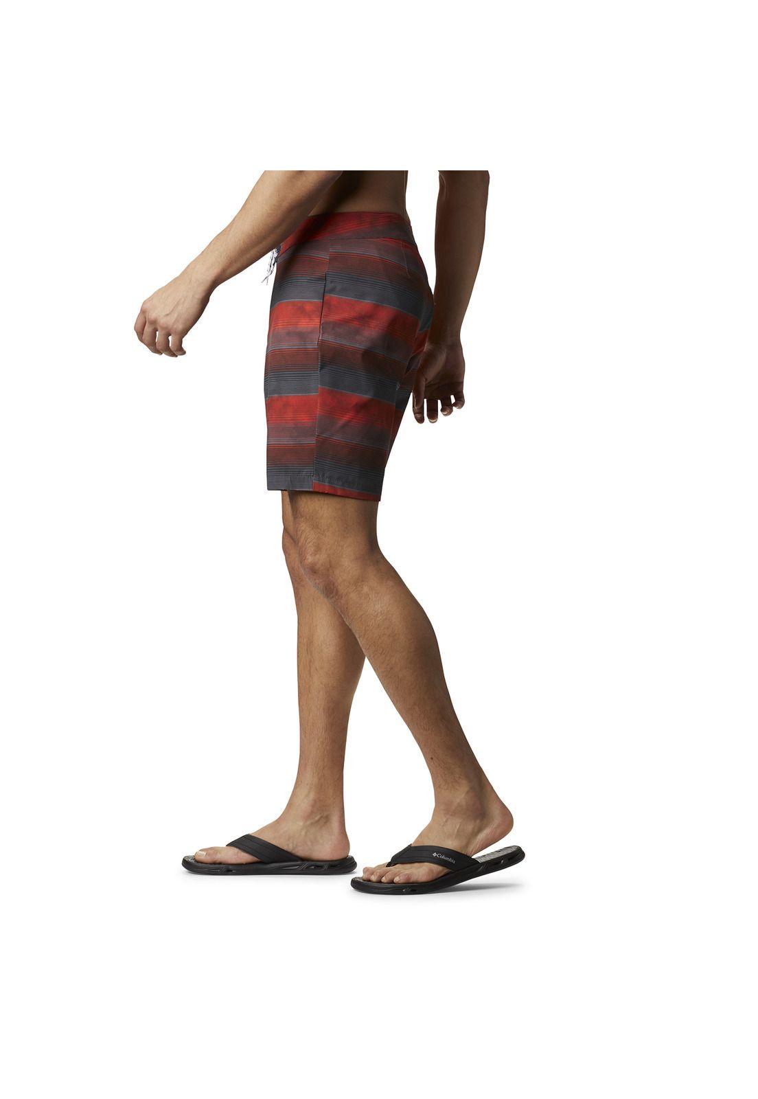 Traje De Bano Hombre Elements Board Naranjo-4