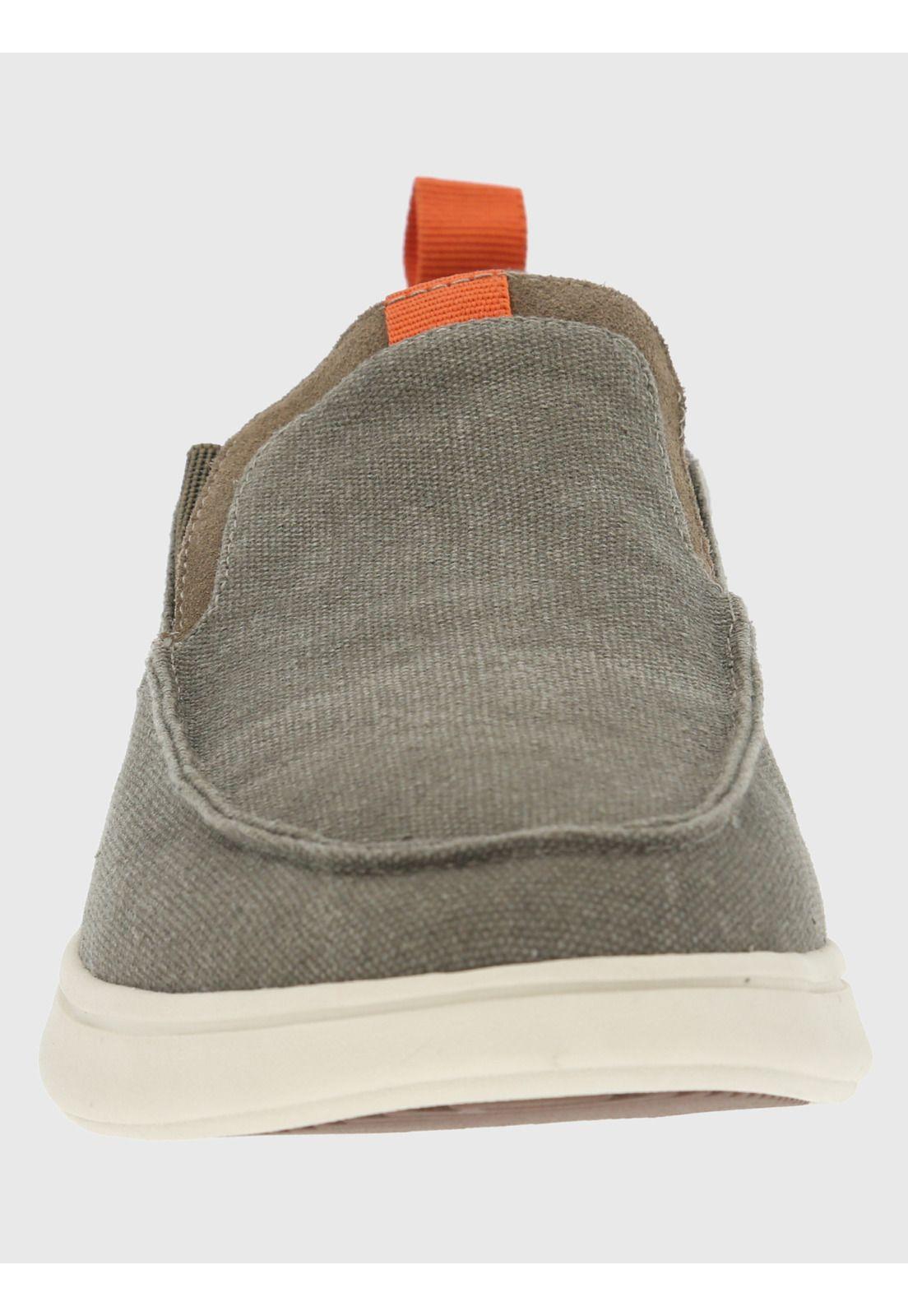 Zapatilla Verde Oliva Hombre Bacco -3