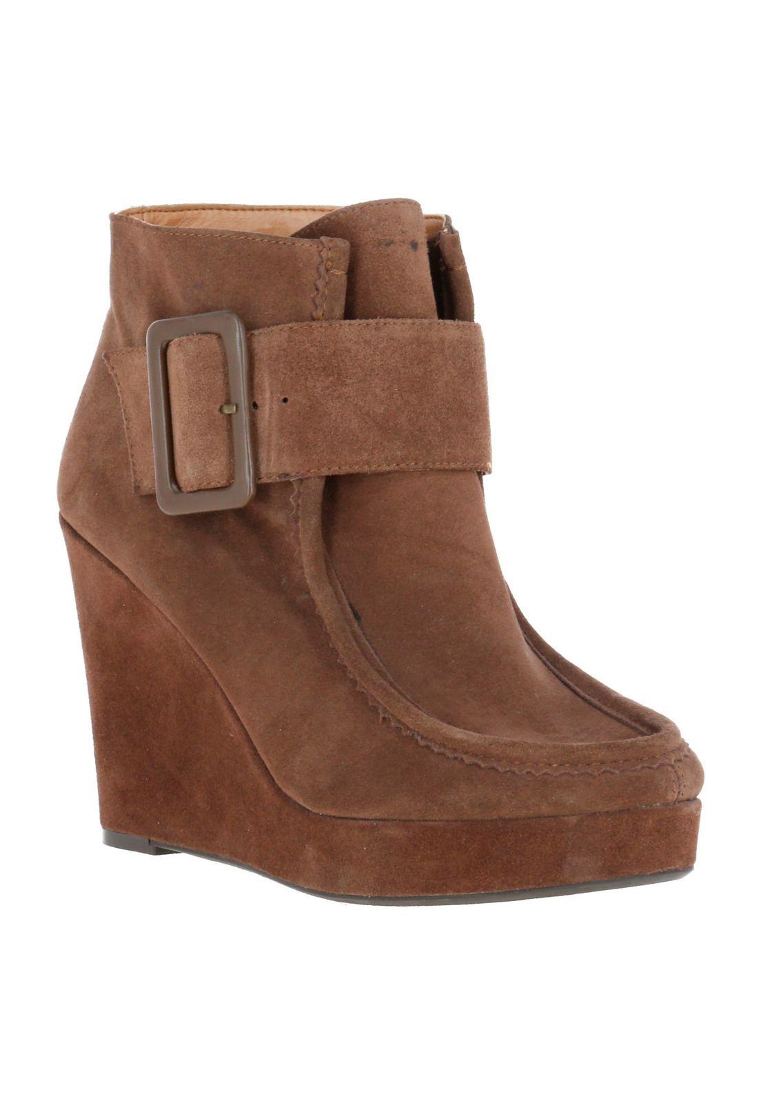Botín Backtrack Dark Brown Nine West-1
