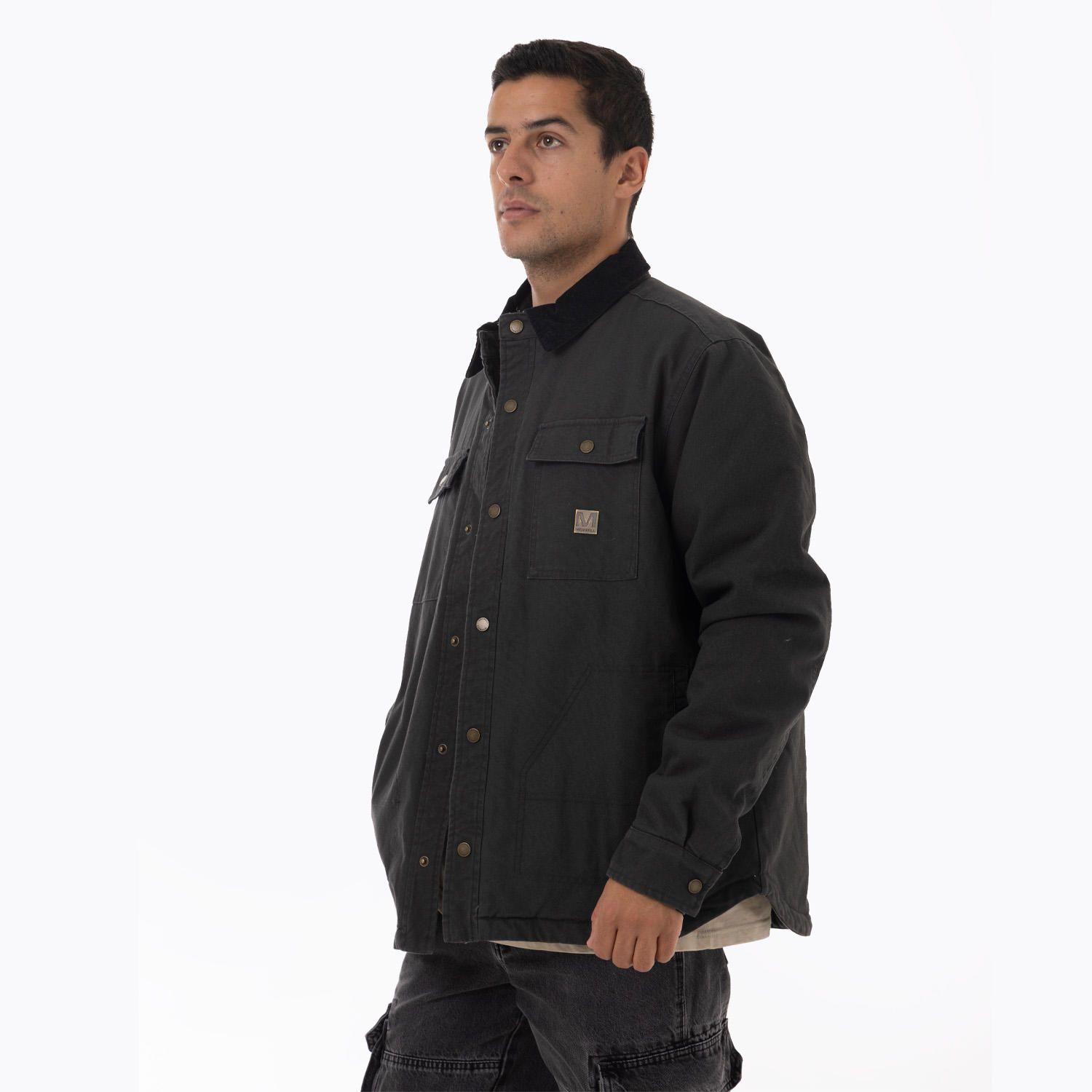 Chaqueta Hombre Charis Padded Gris Oscuro-1