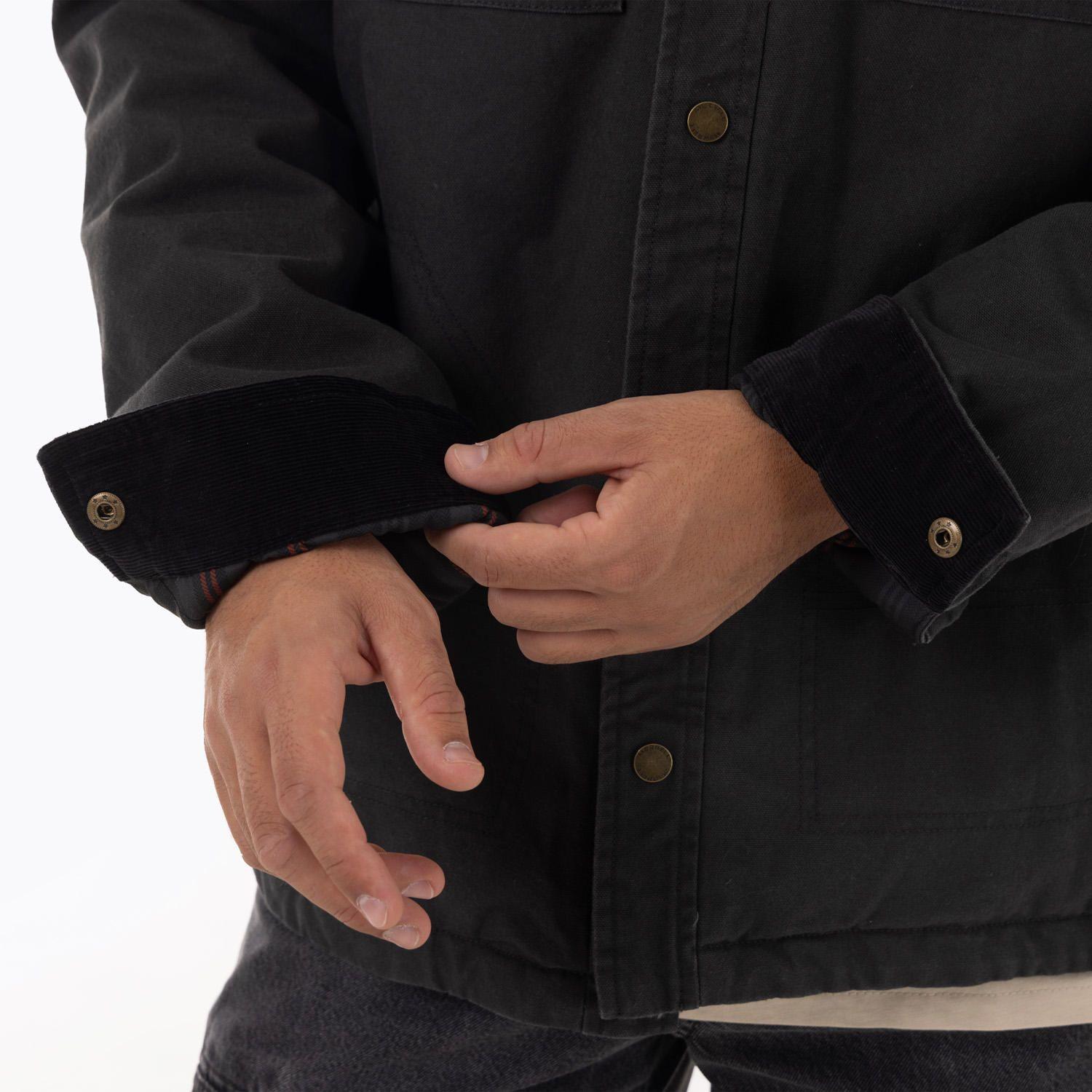 Chaqueta Hombre Charis Padded Gris Oscuro-8