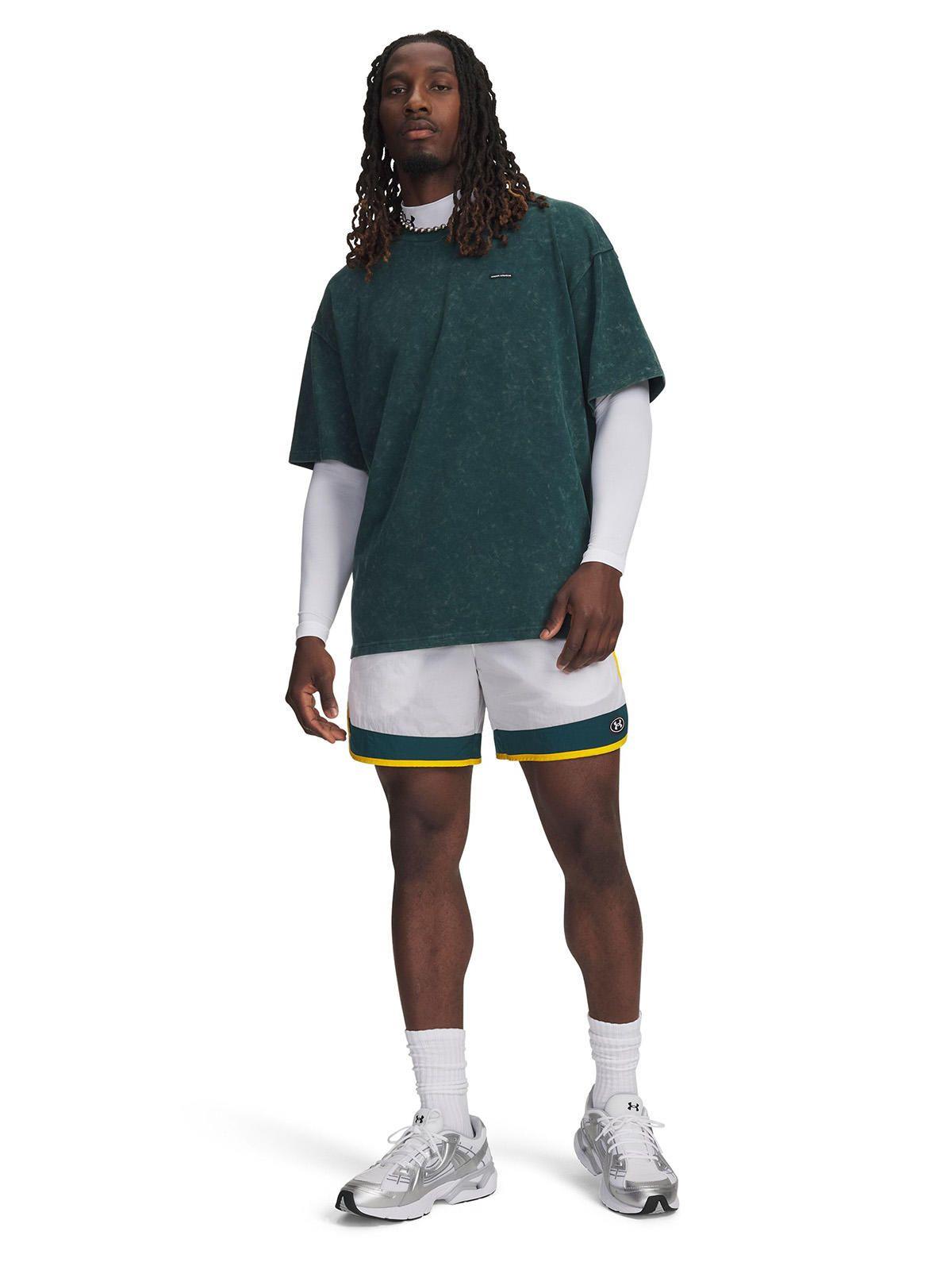 Short Hombre Icon Woven Track Blanco-3