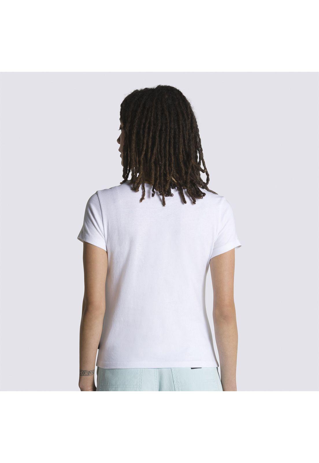 Polera Manga Corta Resort To Nature Blanco Mujer-1