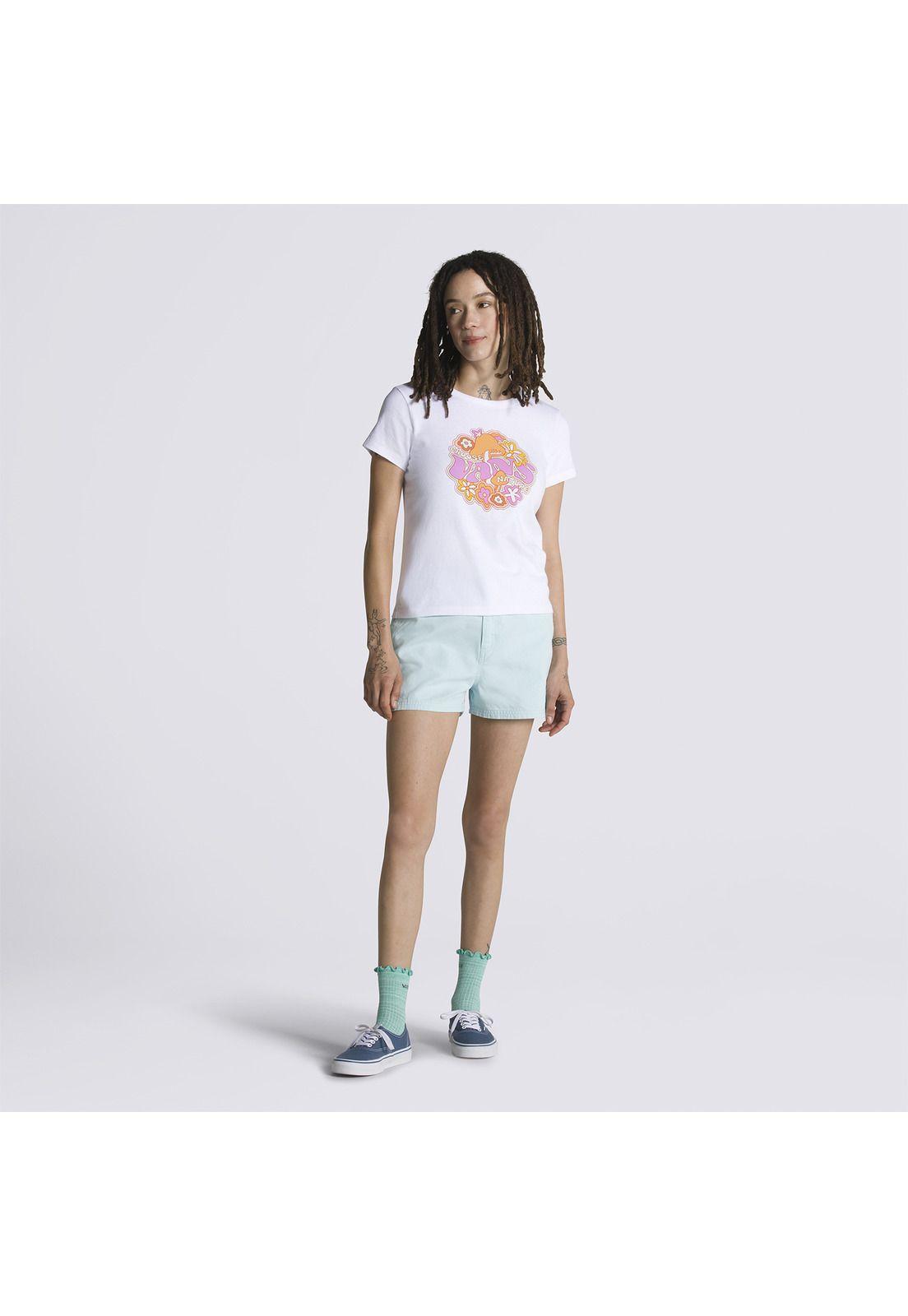 Polera Manga Corta Resort To Nature Blanco Mujer-3