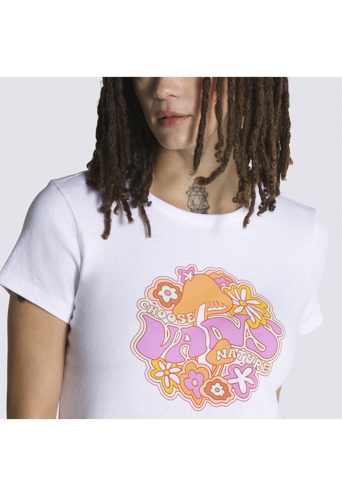 Polera Manga Corta Resort To Nature Blanco Mujer-4