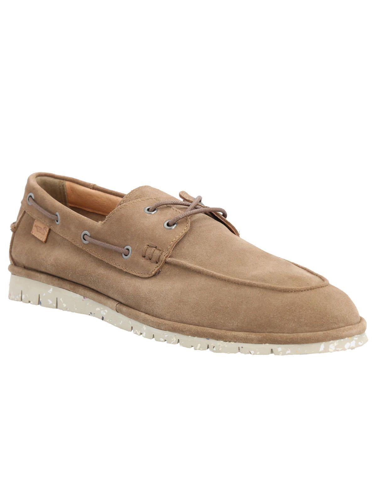 Mocasín Cuero Hombre Lisfan Beige -1