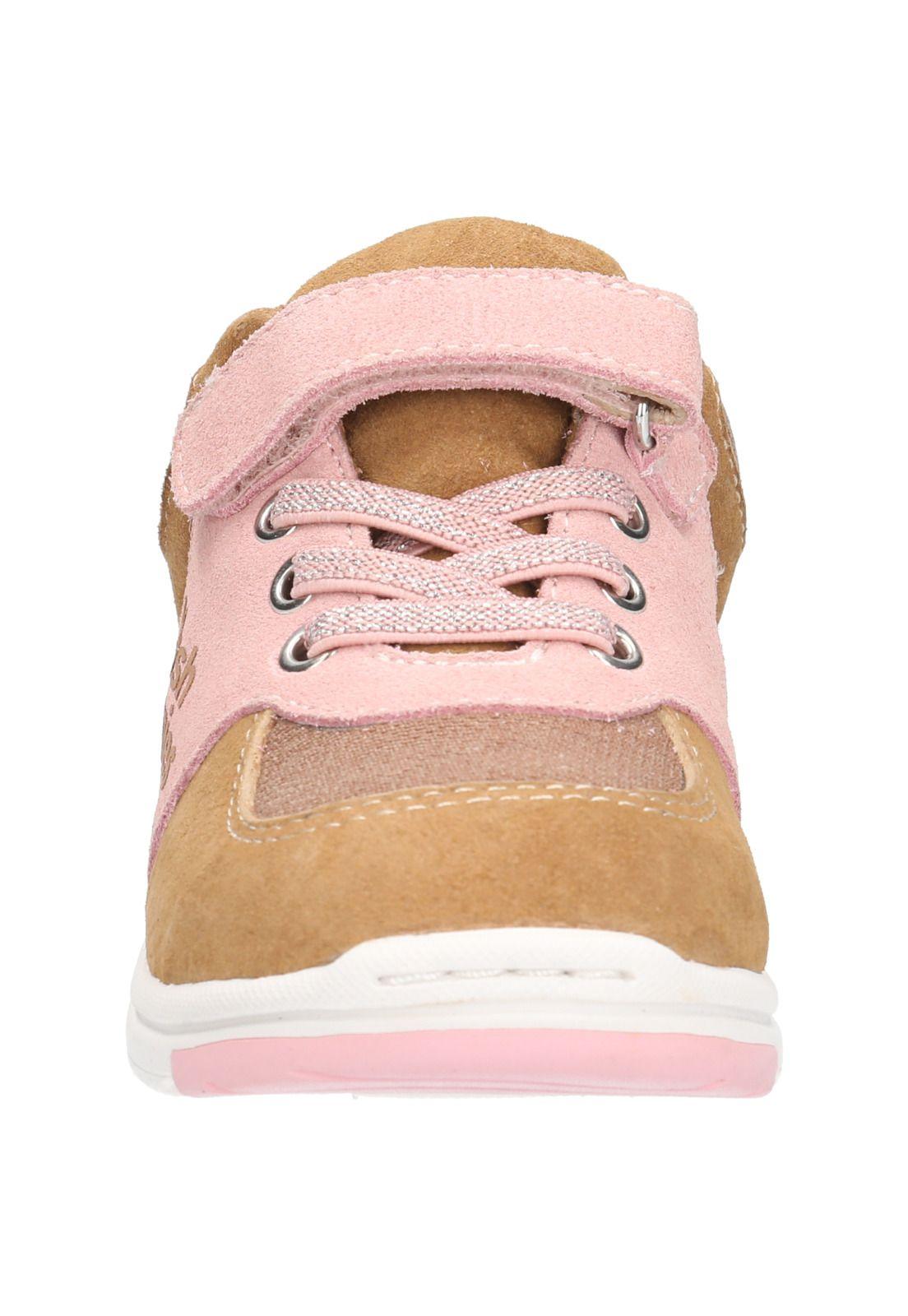 Zapatilla Cuero Niña New Artis Café-5