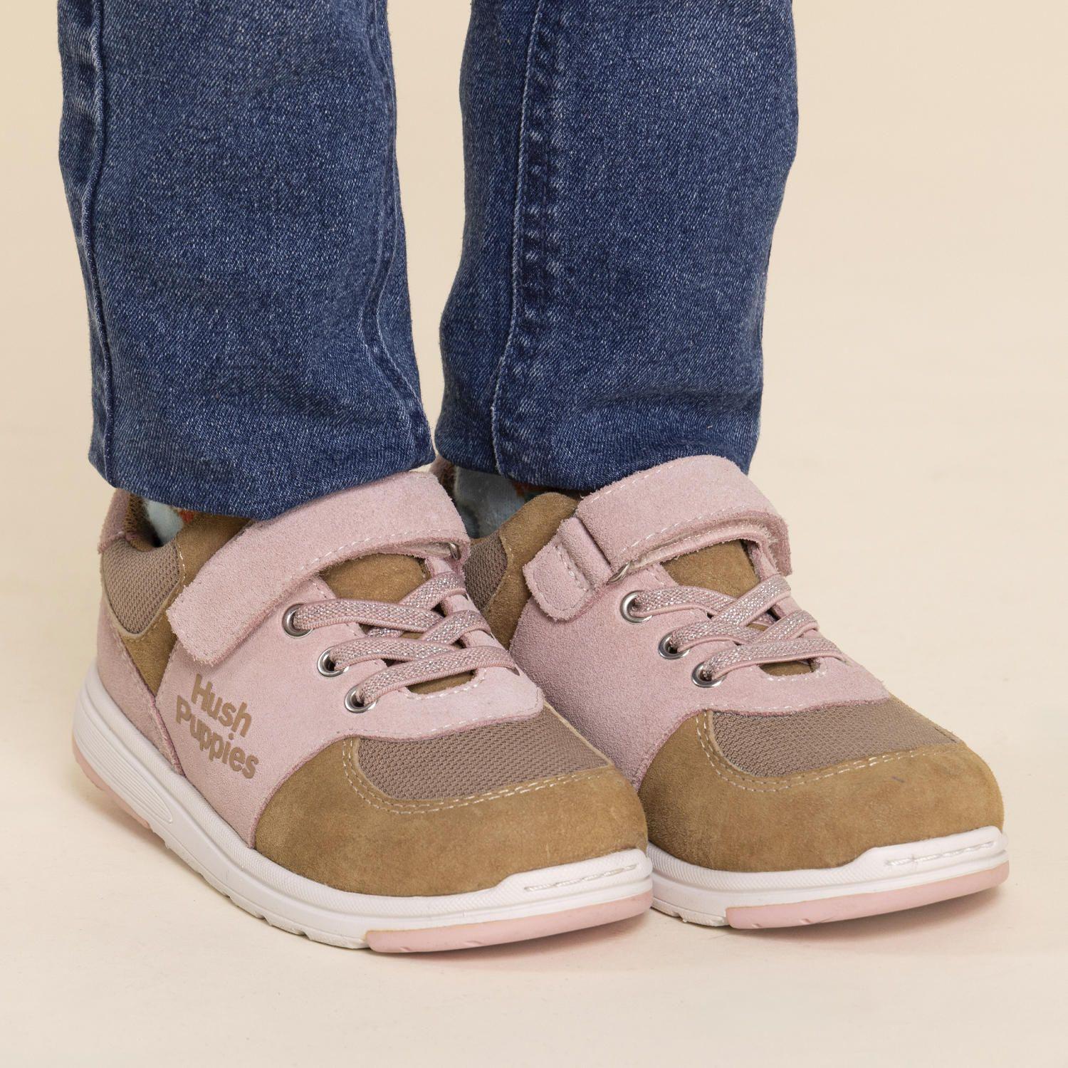 Zapatilla Cuero Niña New Artis Café-1