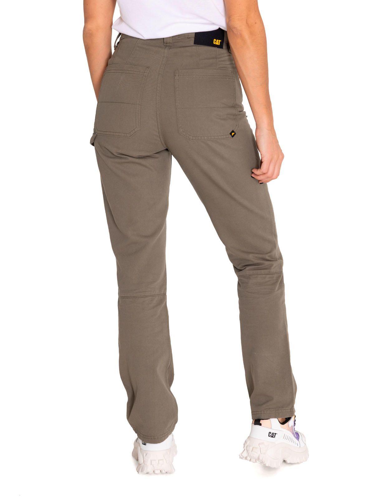 Pantalón Mujer Double Front Utility Bottom Verde-3