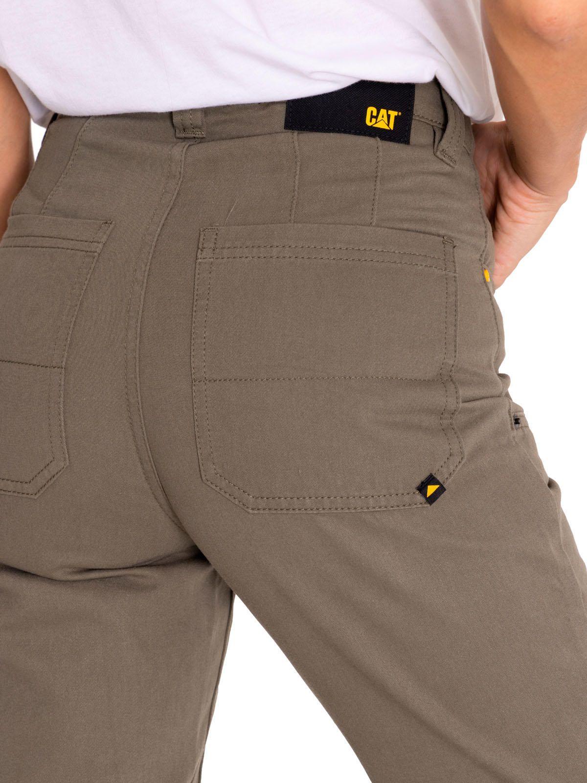 Pantalón Mujer Double Front Utility Bottom Verde-5