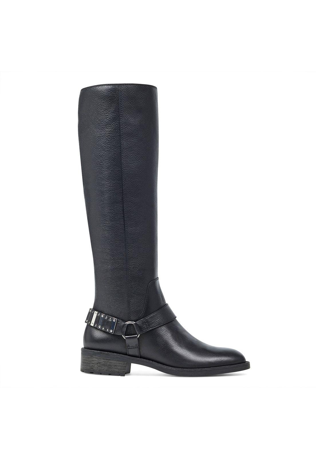 Bota Cuero Shailyn Negro Mujer-0