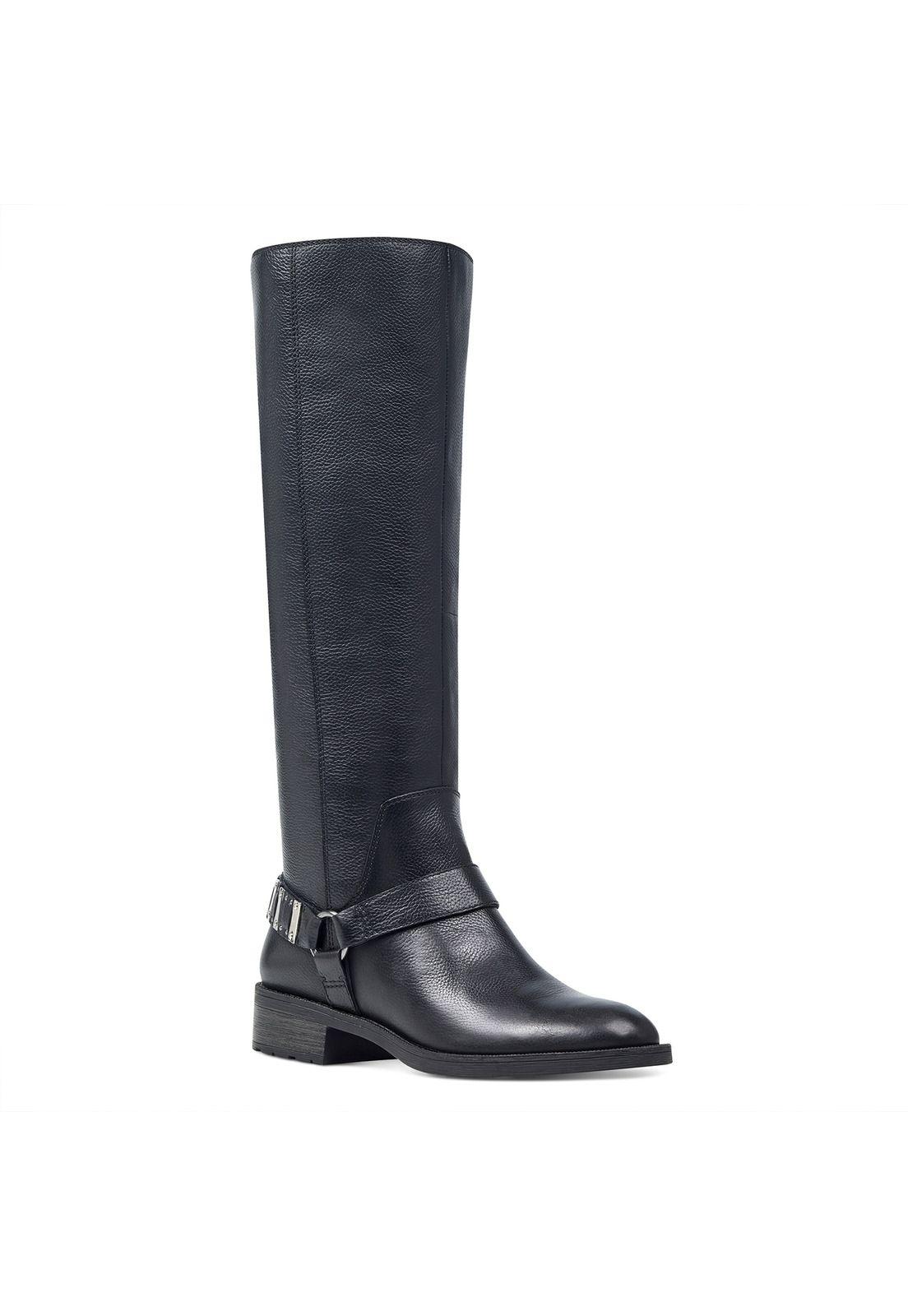 Bota Cuero Shailyn Negro Mujer-1