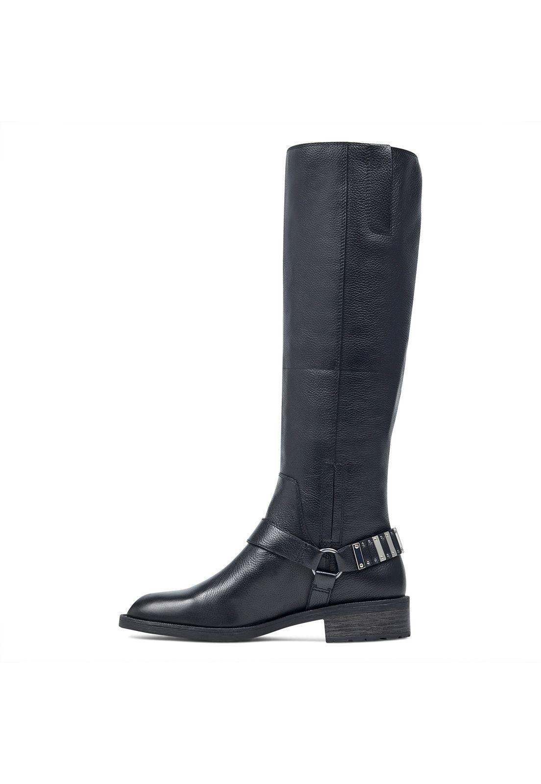 Bota Cuero Shailyn Negro Mujer-3