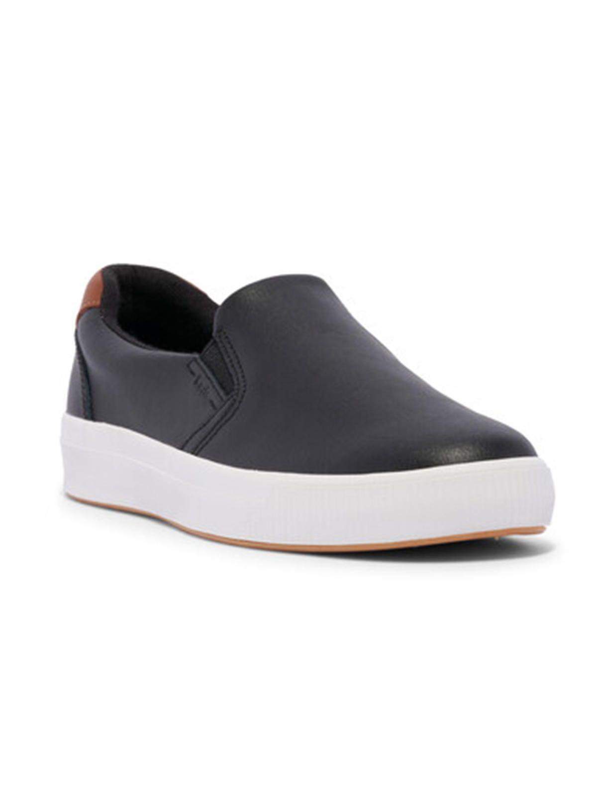 Zapatilla Cuero Negra Mujer Pursuit Slip -1