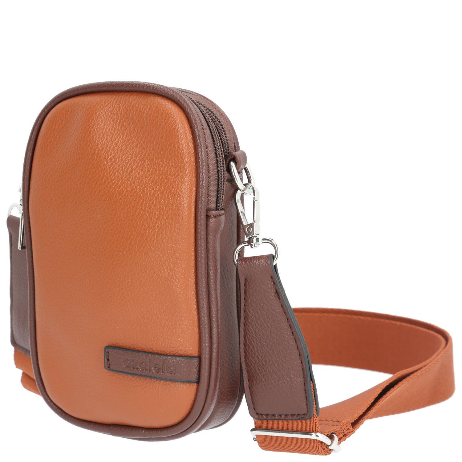 Cartera bandolera Lennox Cross Cognac Mujer-1