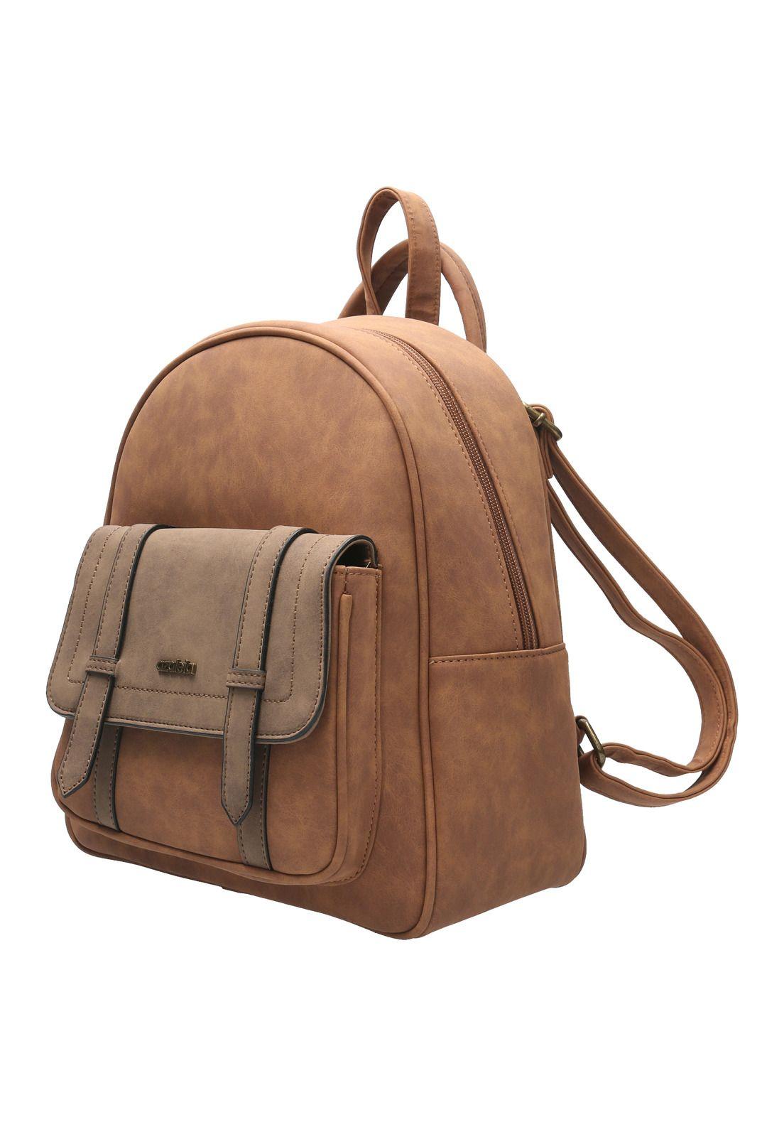 Mochila Convertible Mujer Sweet Backbag Café-1