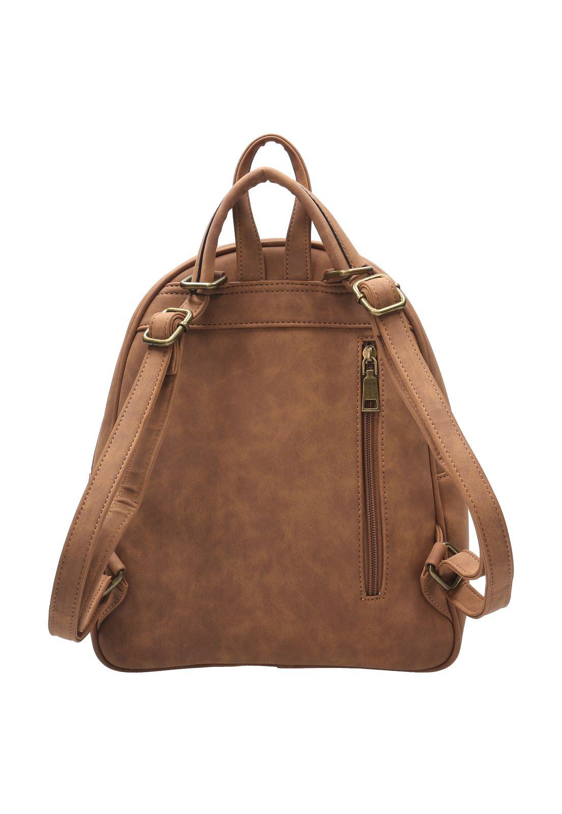Mochila Convertible Mujer Sweet Backbag Café-2