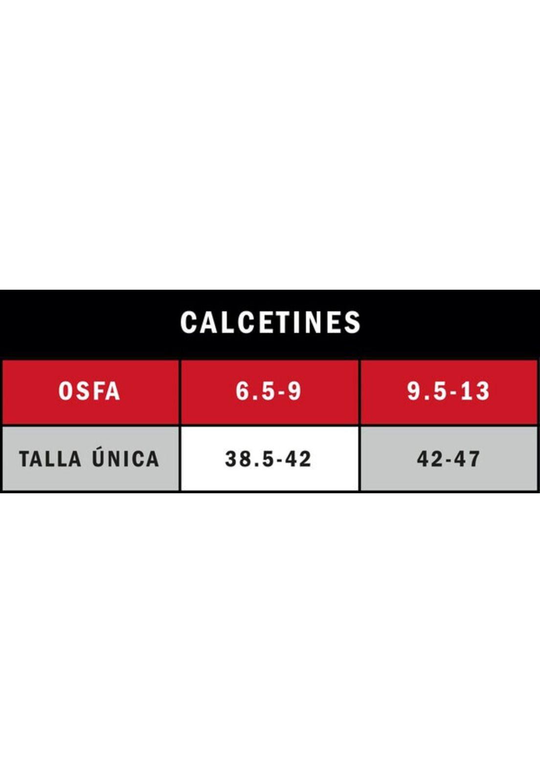 Calcetín Hombre Skate Crew (42-47) Negro-1