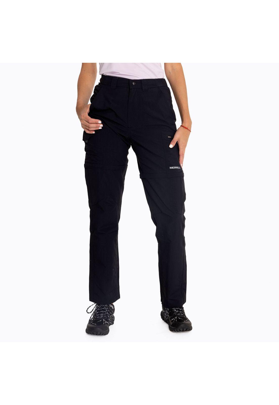 Pantalón Mujer Detach Pocket Negro-0