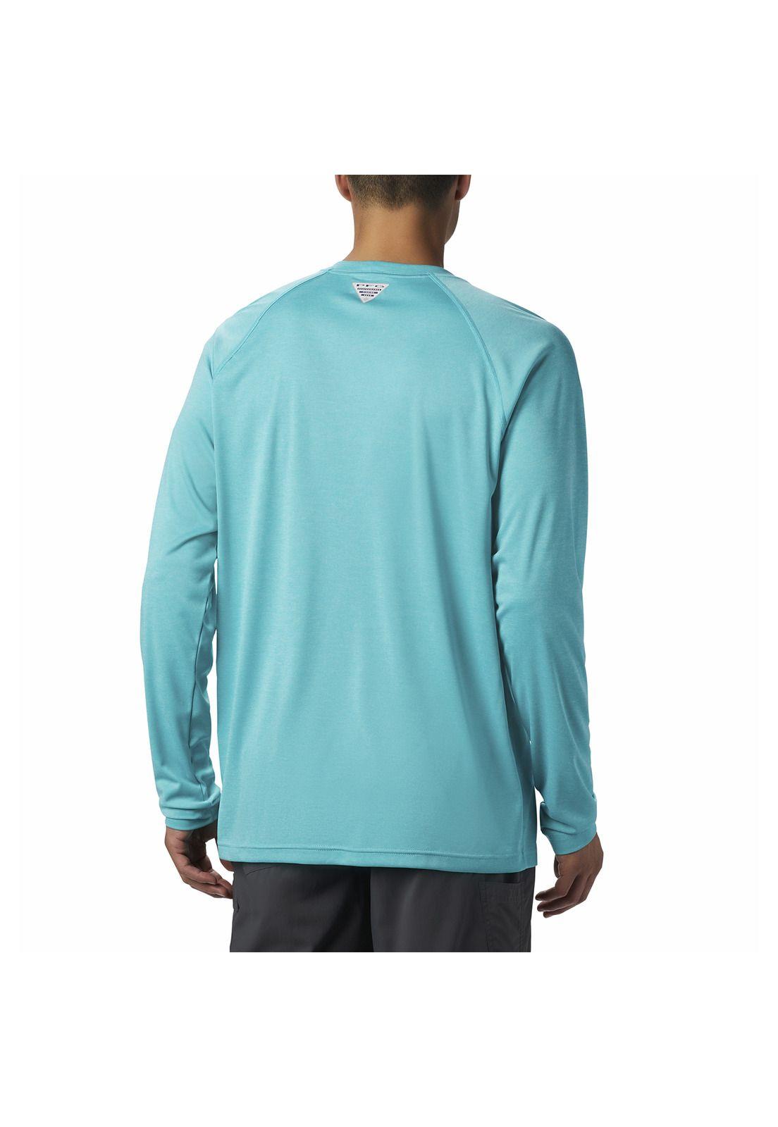 Polera Hombre Terminal Tackle Heat Turquesa-1