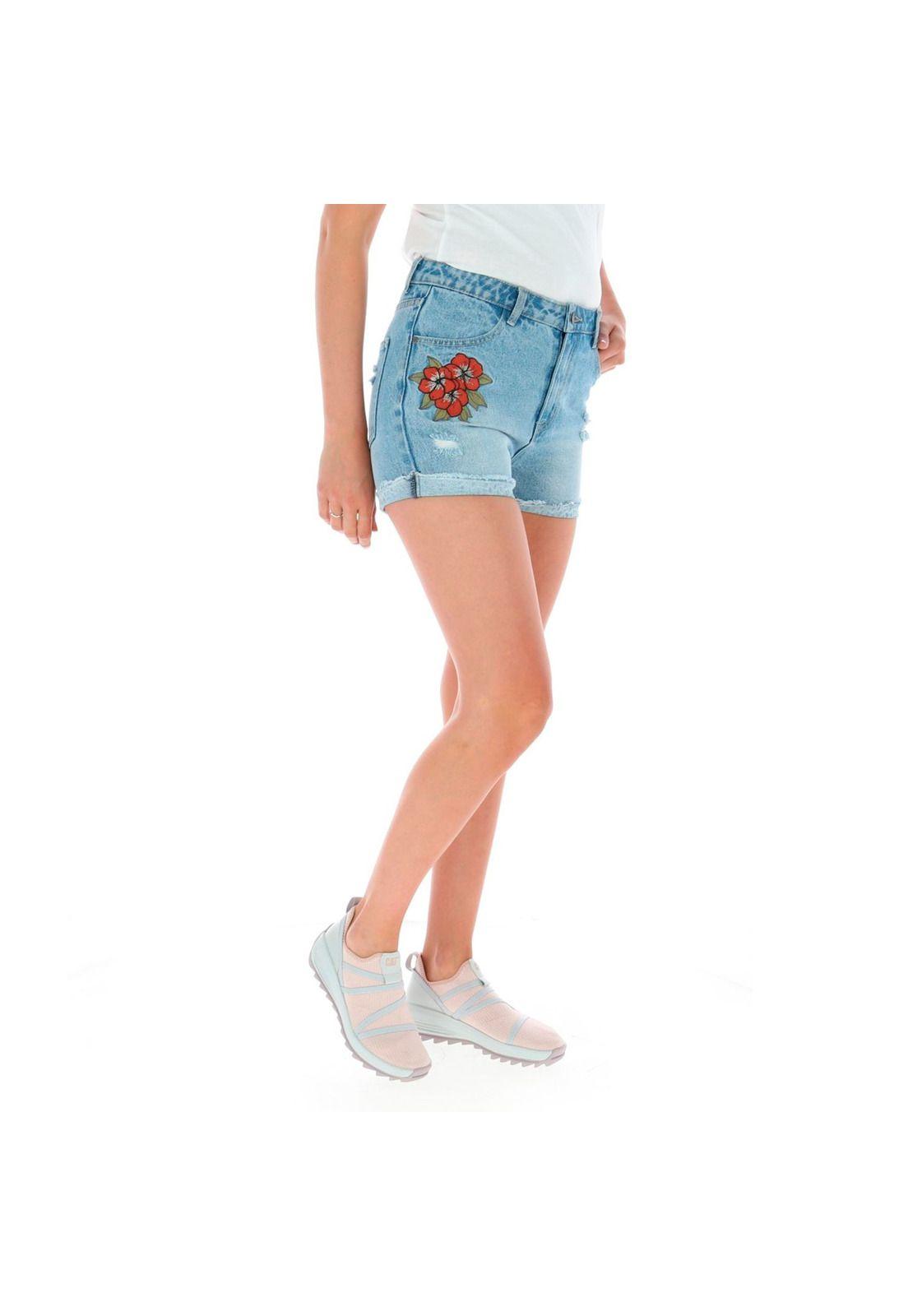 Short Mujer Stella Short Celeste-3
