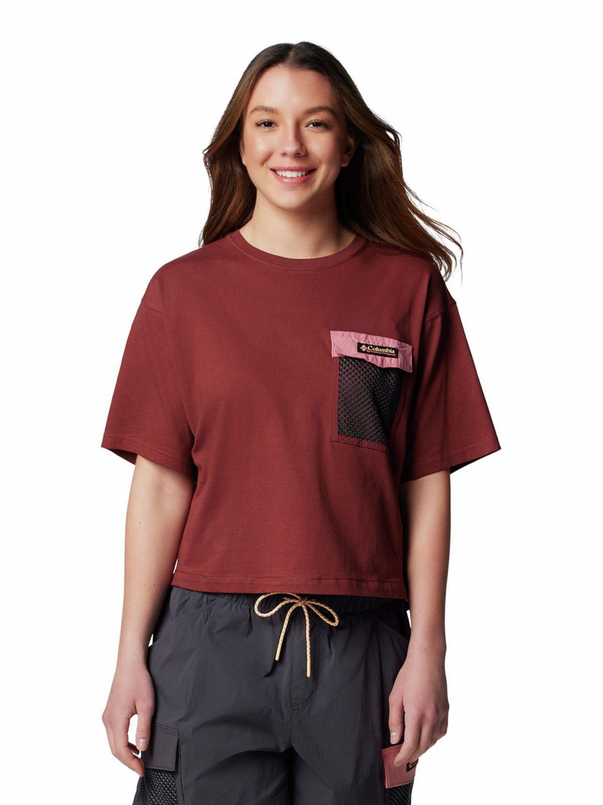 Polera Mujer Painted Peak Knit Rojo-0