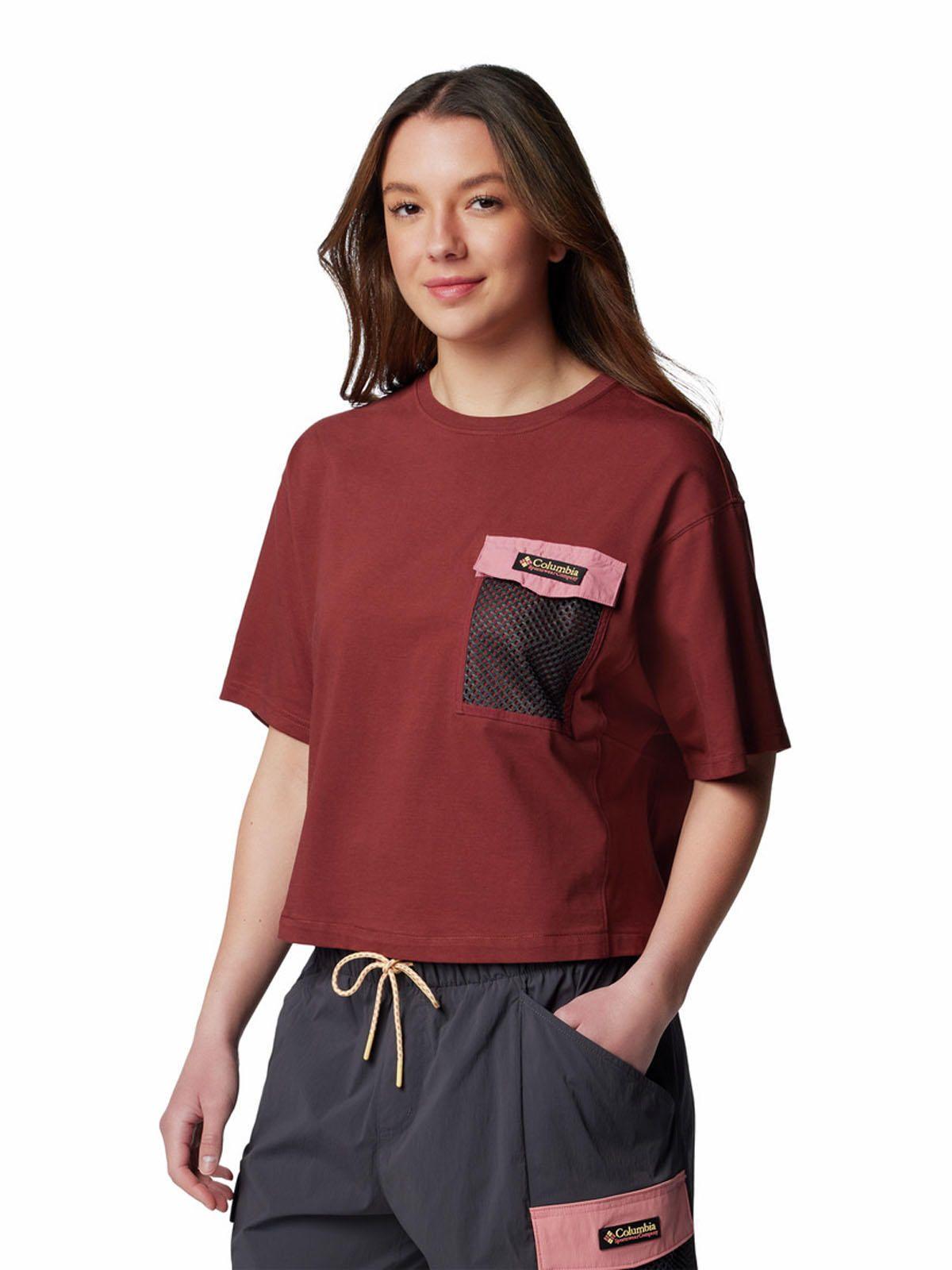 Polera Mujer Painted Peak Knit Rojo-1